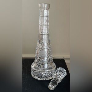 Waterford cut glass crystal decanter by Smirnoff & Sons
